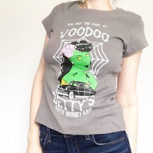 Voodoo Betty’s‎ auto boneyard graphic t shirt